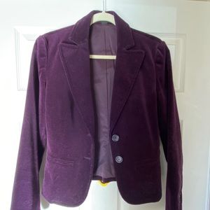 Express Design Studio velvet blazer, like new!